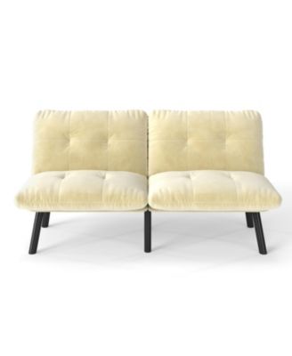 Streamdale Cream Convertible Folding Modern sofa Bed