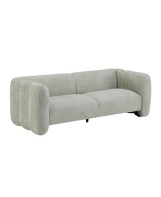 83" Wave Sofa - Light Green