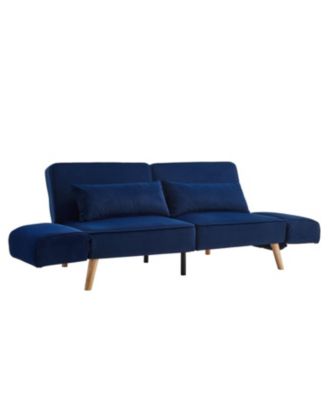 72.8" Futon Sofa Bed, Adjustable Recliner