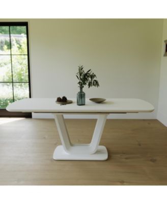 MDF  Expandable Dining Table, U-Legs, Home/Office