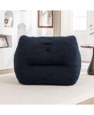 Bean Bag Sofa Chair with Armrests, High-Density Foam, Comfy for Living Room/Bedroom