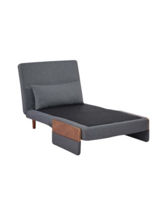Modern Linen Sleeper Sofa Bed - Modular, Adjustable Backrest