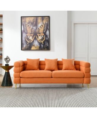 81" Oversized 3-Seater Sectional Sofa