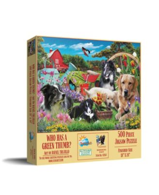 Who has a green Thumb 500 piece Jigsaw Puzzle for Adults