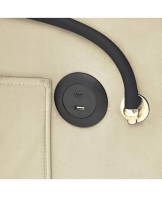 Sofa Bed with Adjustable Back, USB Port, Wheels