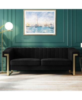  plush velvet upholstery Sofa