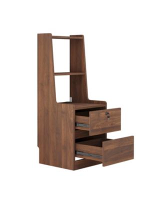 Smart Nightstand with Charging, Lighting, and Storage