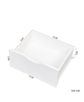 Night Stand with Bookshelf, Night Stand with 2 Storage Drawers for Bedroom