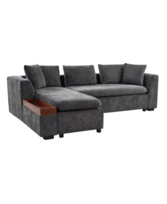 93.7" L-Shaped Sectional Sofa with Storage