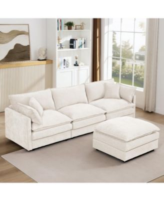Modular 105 Inch L Shaped Couch for Living Room