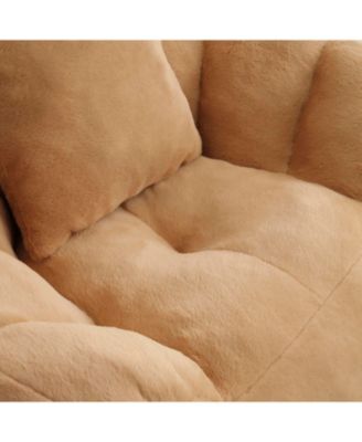 Giant Faux Fur Bean Bag Chair with Filler