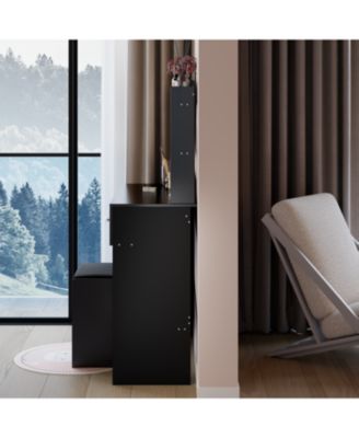 LED Vanity Table Set (Touch 3 Colors Adjustable)