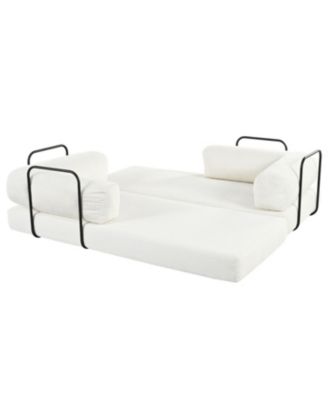  Corduroy L-Shaped Modular Sofa Bed