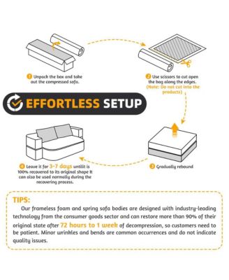 78.7" Foldable Corduroy Sofa Bed with Blanket & Pillows