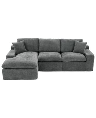  Cloud Sectional Sofa 107.9" Grey