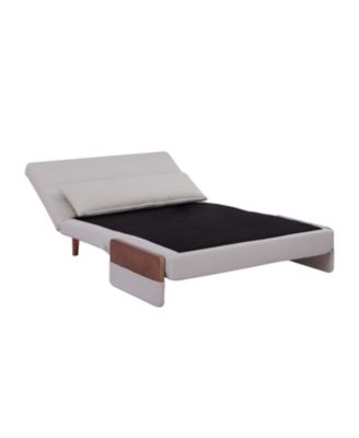 Extra Wide 3-in-1 Loveseat Sofa Bed - Adjustable Back, Linen Fabric