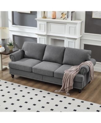 Streamdale Modern Classic Grey Sofa 2+3 Seater