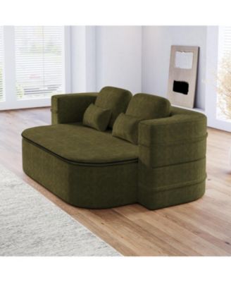 Streamdale 75" Foldable Sofa Bed with Blanket
