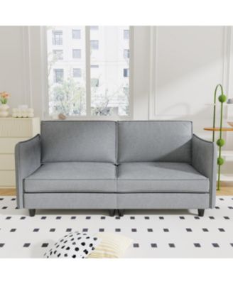 74" Loveseat Sofa - Mid Century Modern Couch for Small Spaces