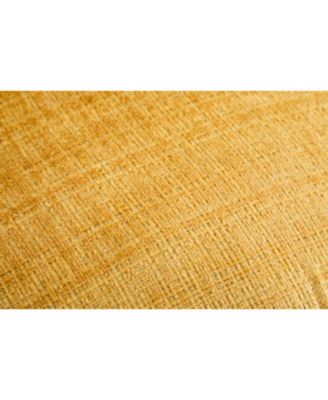 Chenille Bean Bag Chair with Filling - Indoor/Outdoor (Yellow)