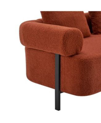 Streamdale 78" Modern Beige Sofa Couch with 3 Pillows