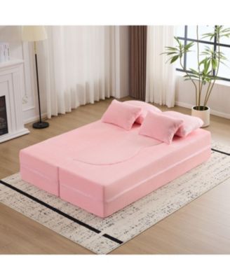 Queen Foldable Sofa Bed Futon Couch Sleeper