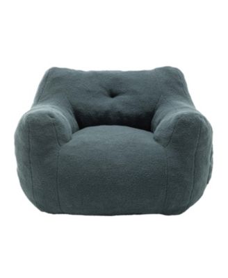 Bean Bag Sofa Chair with Armrests, High-Density Foam, Comfy for Living Room/Bedroom
