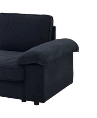 L-Shaped Sectional Sofa with Hidden Storage