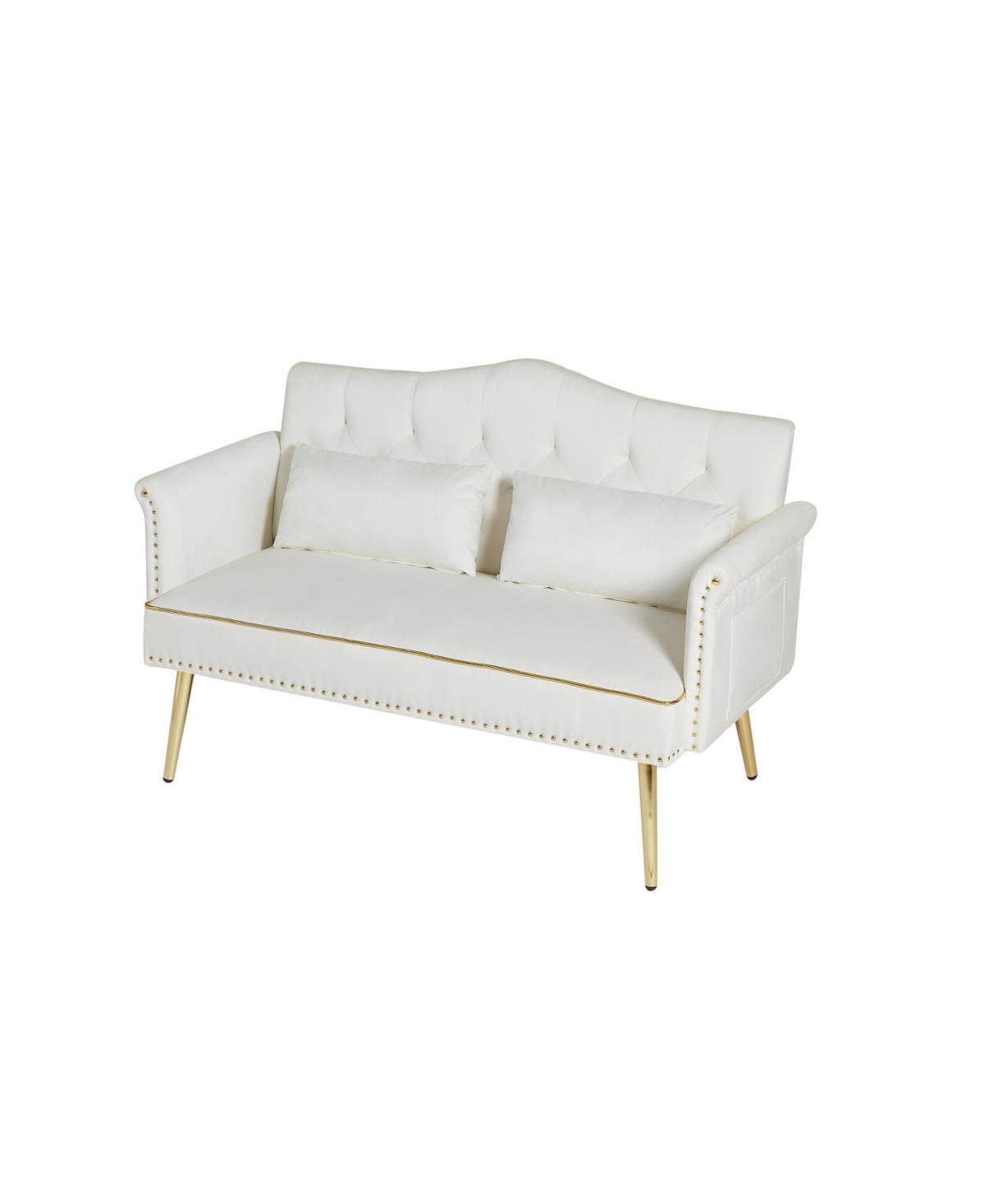 Streamdale Furniture Velvet Loveseat Sofa