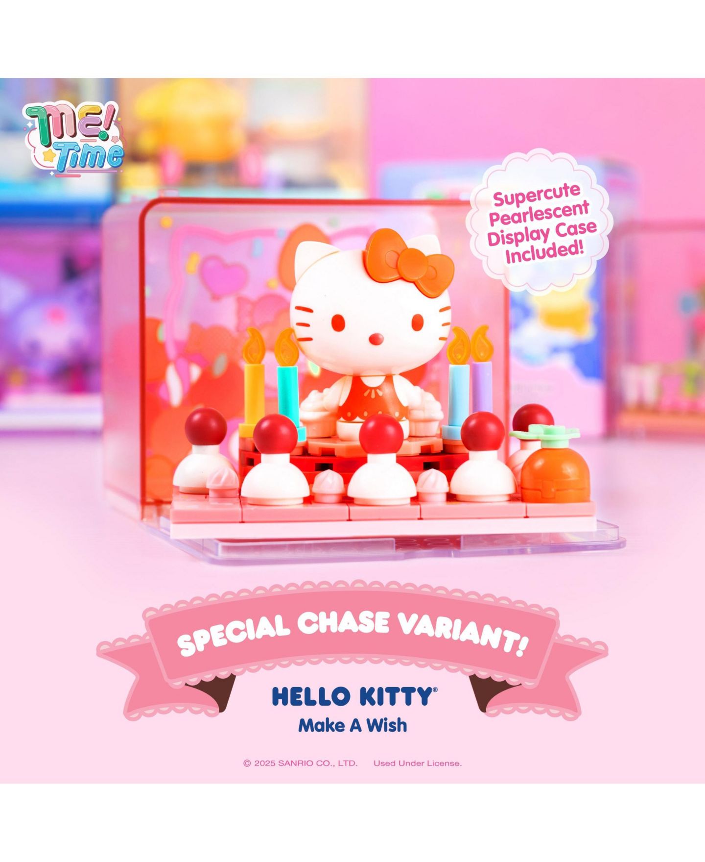 Детский конструктор Hamee Sanrio Hello Kitty and Friends Me Time Blind Box 100-Piece Building Set, Ages 6+ — фото 7