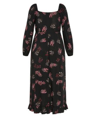 Plus Size Cassie Floral Maxi Dress
