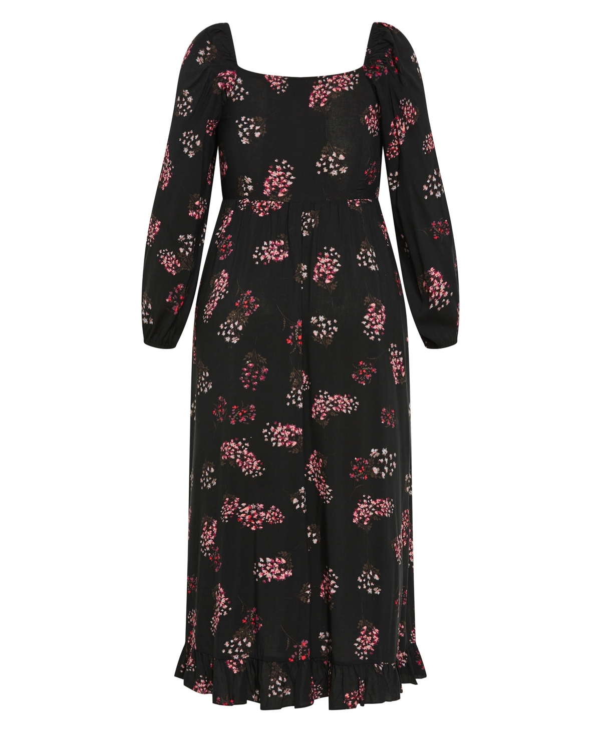 City Chic Plus Cassie Floral Maxi Dress