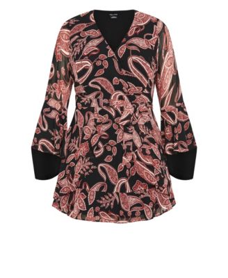 Plus Size Paisley Dress