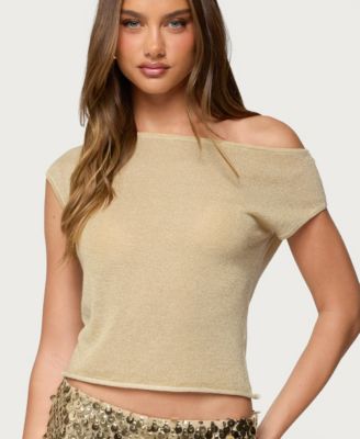 Women's Holly Glitter Off Shoulder Top