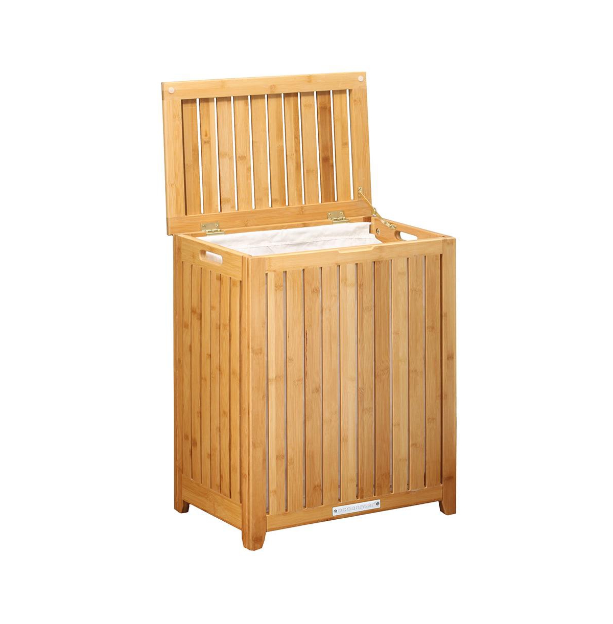 Oceanstar Spa-Style Bamboo Laundry Hamper