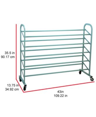 5-Tier Metal Shoe Rack
