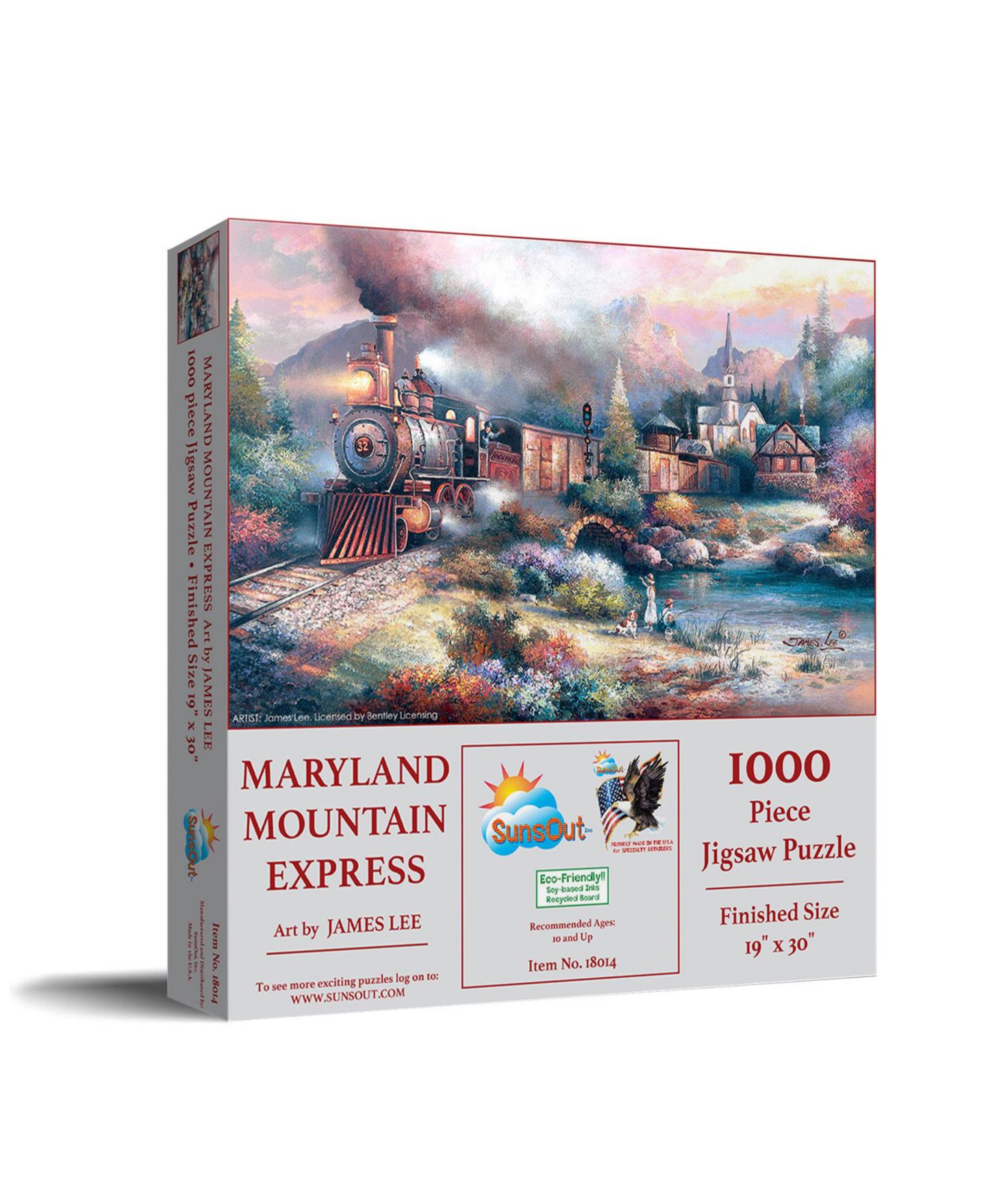 Детский пазл SunsOut Maryland Mountain Express 1000 Piece Jigsaw Puzzle, от 15 лет — фото 1