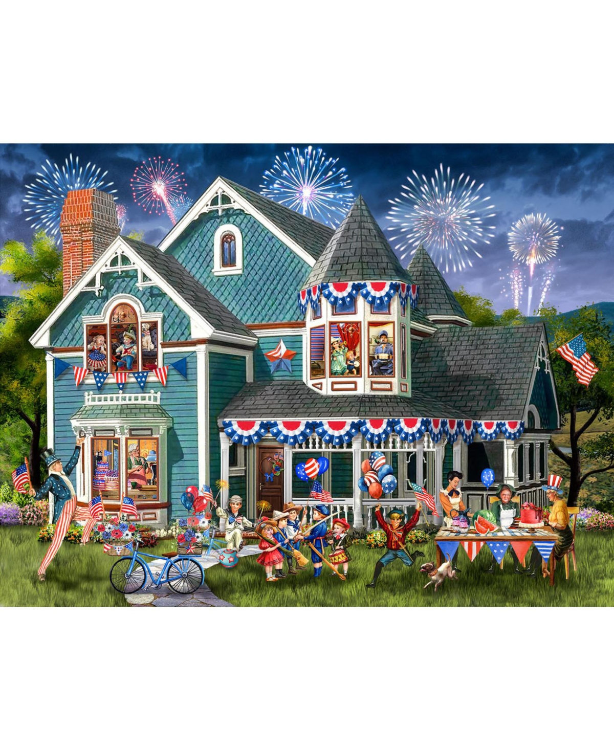 SunsOut Old time Celebration 500 piece Jigsaw Puzzle for Adults