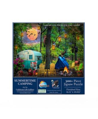 Summertime Camping 500 piece Jigsaw Puzzle for Adults Large Pieces