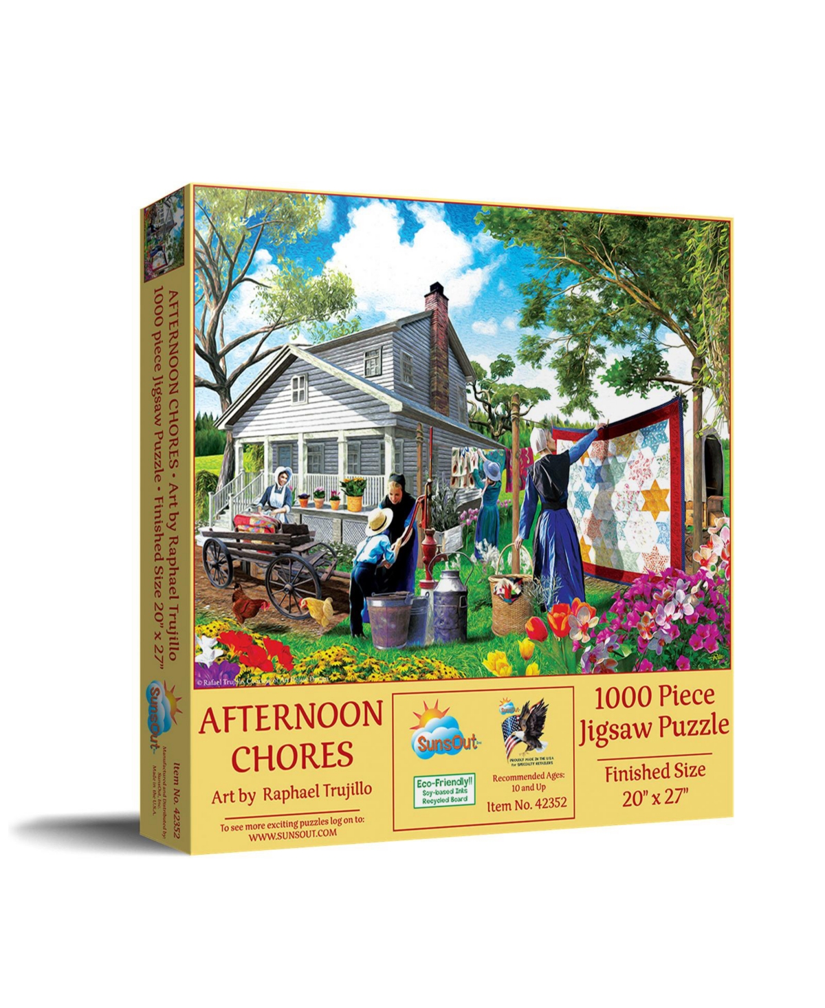 SunsOut Afternoon Chores 1000 piece Jigsaw Puzzle for Adults