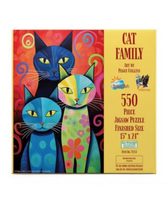 Cat Family 550 piece Jigsaw Puzzle for Adults