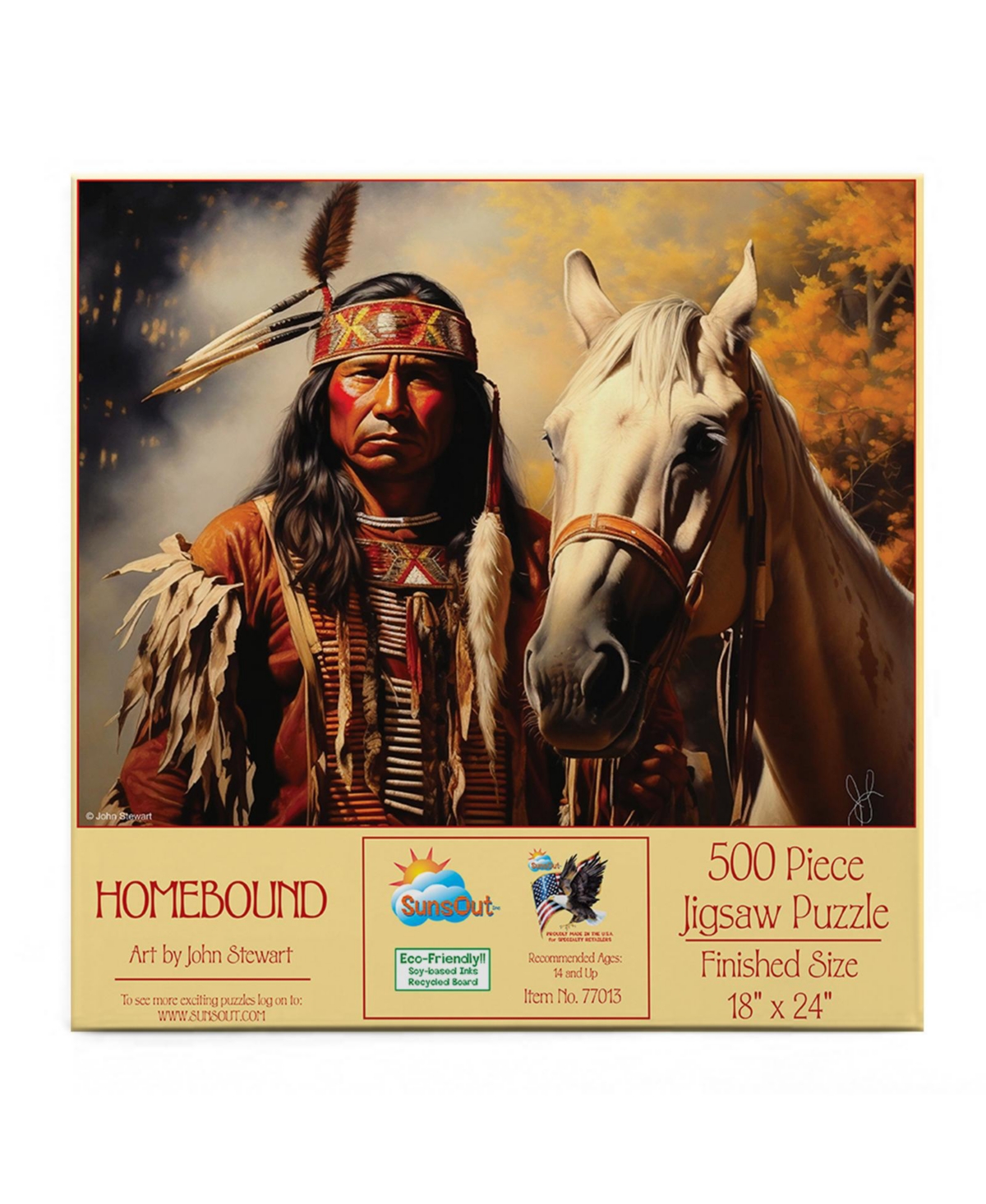 SunsOut Homebound 500 piece Jigsaw Puzzle for Adults