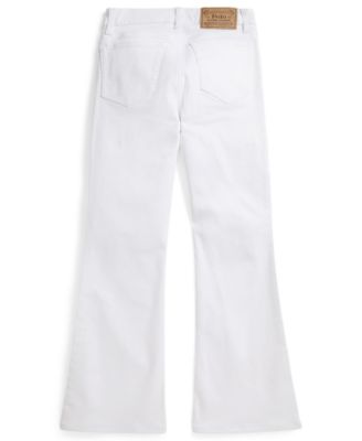 Girls' 7-16 Flared Stretch Denim Jeans