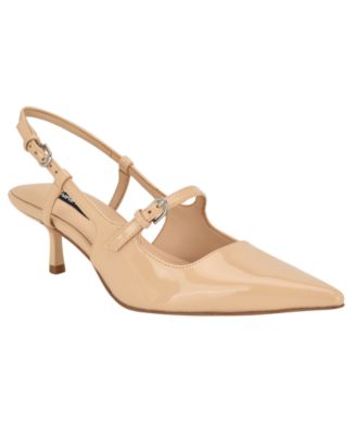 Women's Amayo Mary Jane Slingback Kitten Heel Pumps