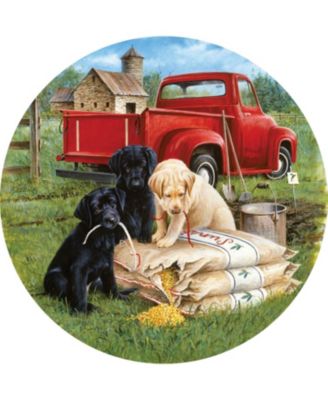 Seeds of Mischief 500 piece Jigsaw Puzzle for Adults Round