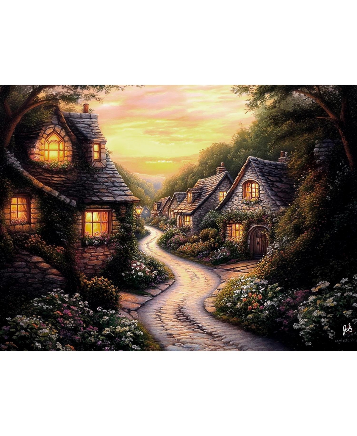 SunsOut Village Peace 1000 piece Jigsaw Puzzle for Adults
