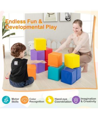 12 Piece Soft Foam Building Blocks Set