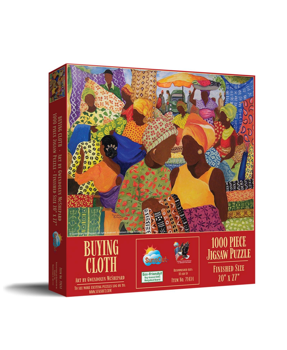 SunsOut Buying Cloth 1000 piece Jigsaw Puzzle for Adults