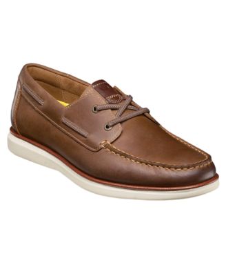 Men's Tropics Elastic Lace Moc-Toe Boat Shoes