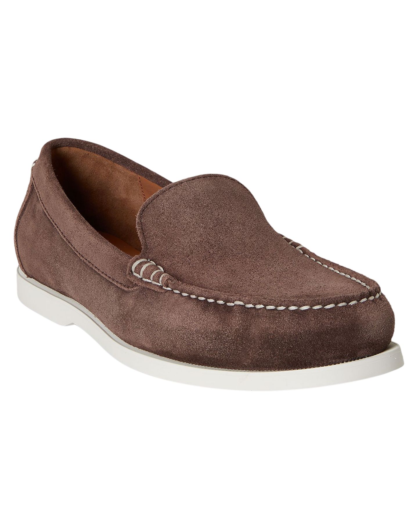 Мужские туфли Polo Ralph Lauren Merton Slip-On, цвет: Коричневый — фото 1
